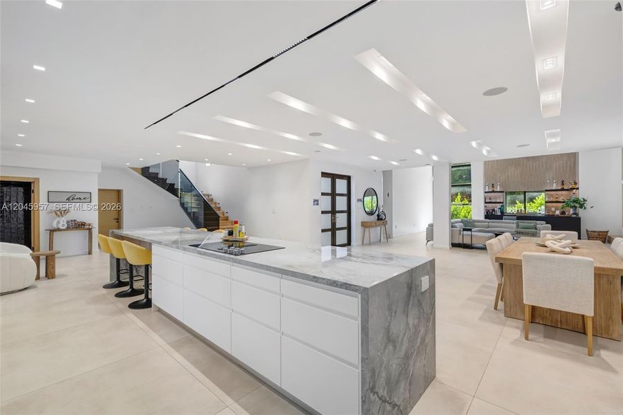 Furnished interior view inside a new home in , Miami (Image 9).