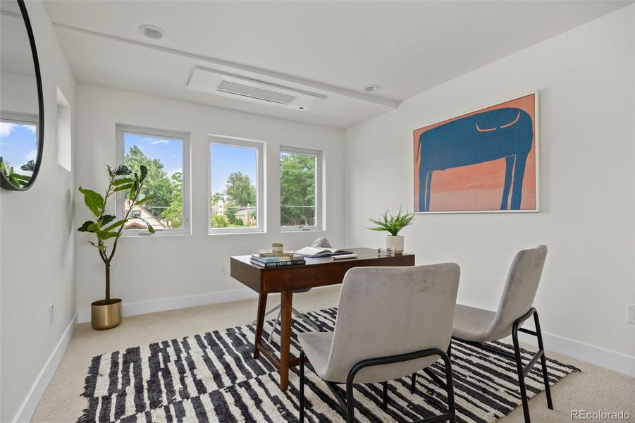 Furnished interior view inside a new home in , Denver (Image 18).