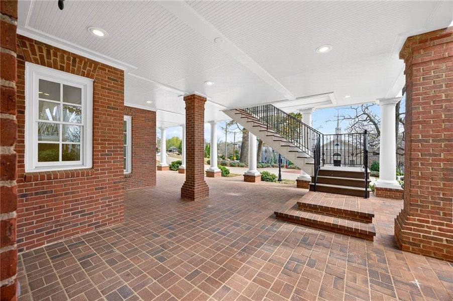Exterior details and patio area of a home in , Smyrna (Image 32).