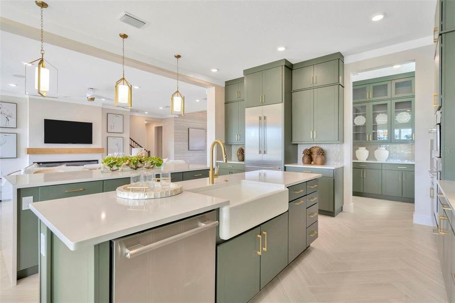 Furnished interior view inside a new home in Biscayne Landing at Seaire, Parrish (Image 25).