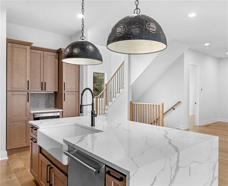 Furnished interior view inside a new home in , Atlanta (Image 6). Furnished interior view inside a new home in , Atlanta (Image 6).