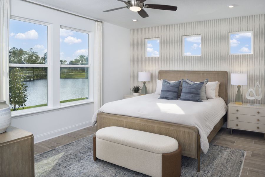 Representative furnished interior of a home built from the Cayman by Mattamy Homes in RiverTown, St. Johns (Image 9).