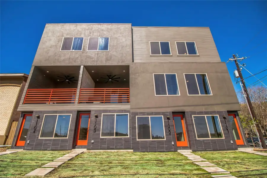 Front exterior of a new home in , Austin, TX, highlighting curb appeal (Image 1).