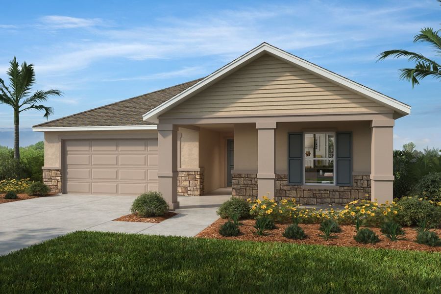 Exterior G with optional stone Exterior G with optional stone