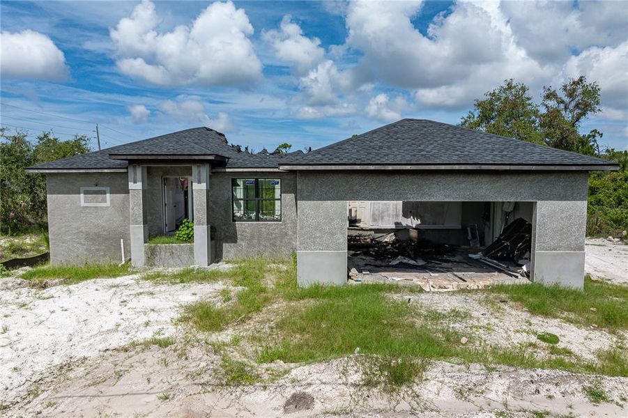 In-progress construction of a new home in , Port Charlotte, FL (Image 4).