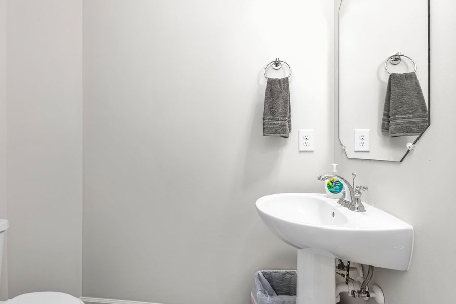 Representative furnished interior of a home built from the Dayton by Keystone Homes NC in The Wilcox, Greensboro (Image 9).