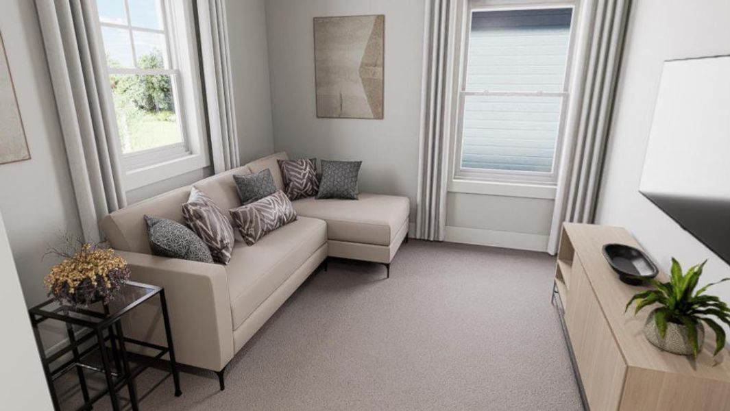 Furnished interior view inside a new home in Wendell Falls, Wendell (Image 10).