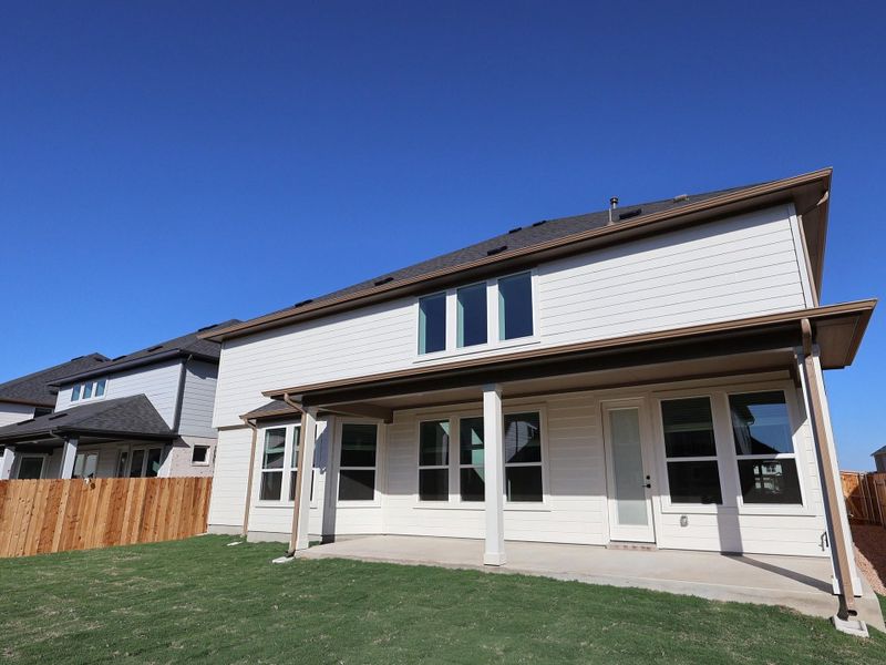 Exterior details and patio area of a home in Barksdale, Leander (Image 24). Exterior details and patio area of a home in Barksdale, Leander (Image 24).