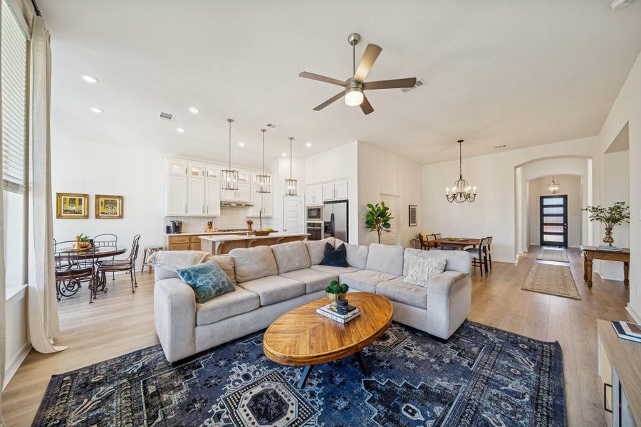 Furnished interior view inside a new home in Fulbrook on Fulshear Creek: 50ft. lots, Fulshear (Image 17).
