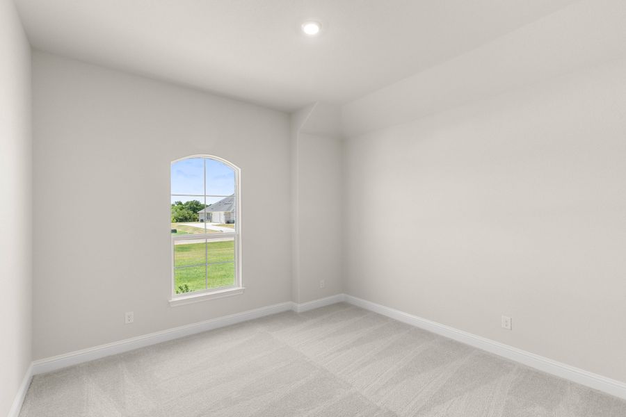 Spacious, unfurnished interior of a new home in Mockingbird Hills - Premiere Series, Joshua (Image 22). Spacious, unfurnished interior of a new home in Mockingbird Hills - Premiere Series, Joshua (Image 22).