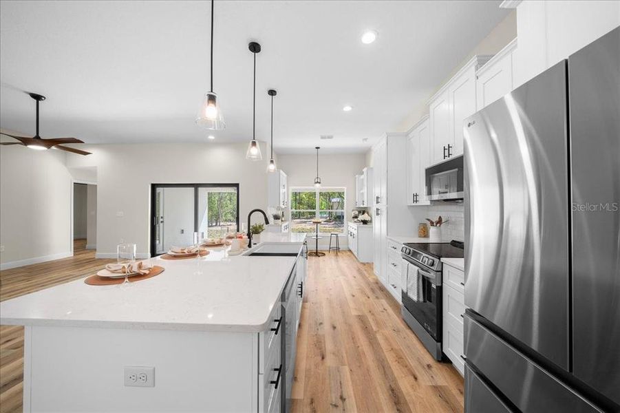 Furnished interior view inside a new home in , Ocala (Image 6).