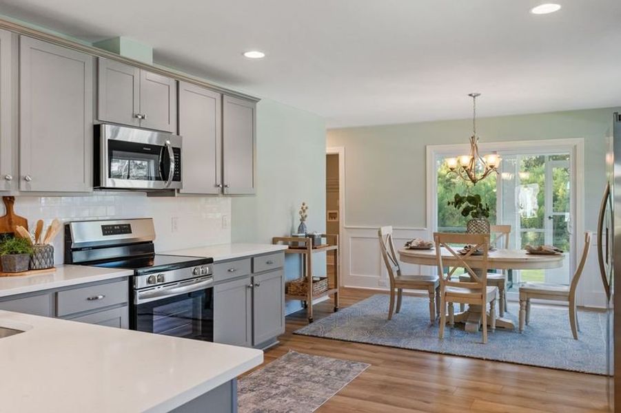 Furnished interior view inside a new home in Osprey Landing, Southport (Image 11).