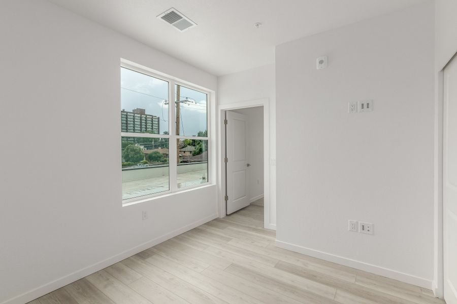 Spacious, unfurnished interior of a new home in The Scene at Sloan's Lake, Denver (Image 11). Spacious, unfurnished interior of a new home in The Scene at Sloan's Lake, Denver (Image 11).