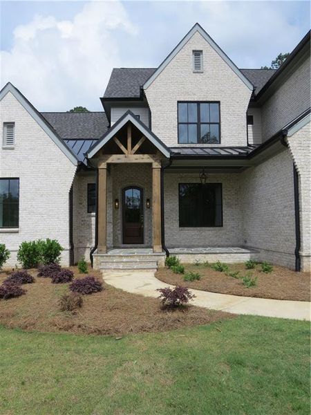 Front exterior of a new home in , Acworth, GA, highlighting curb appeal (Image 25).
