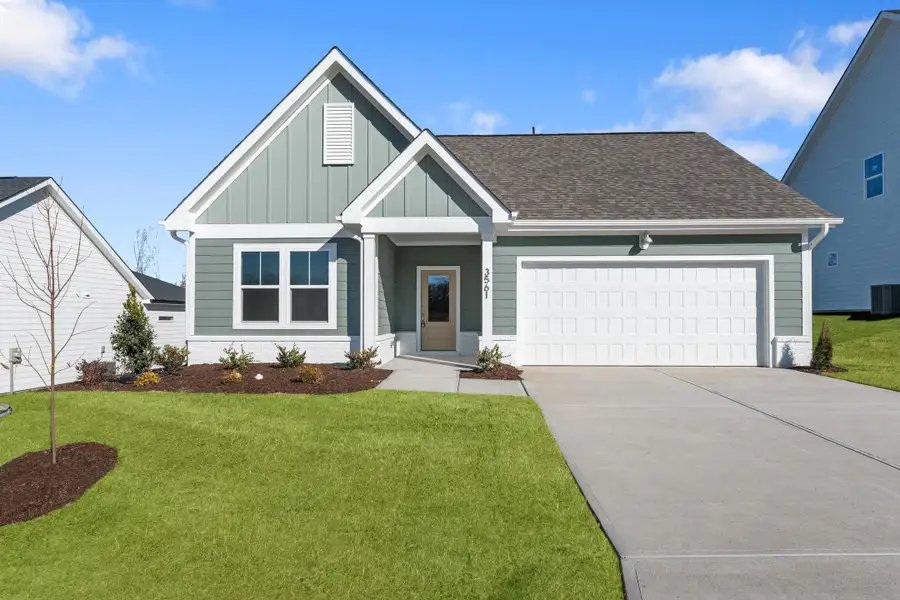 Representative exterior photo of a completed home built from the Raindrops on Roses by Garman Homes in McConnell Ridge, McLeansville, NC (Image 14).