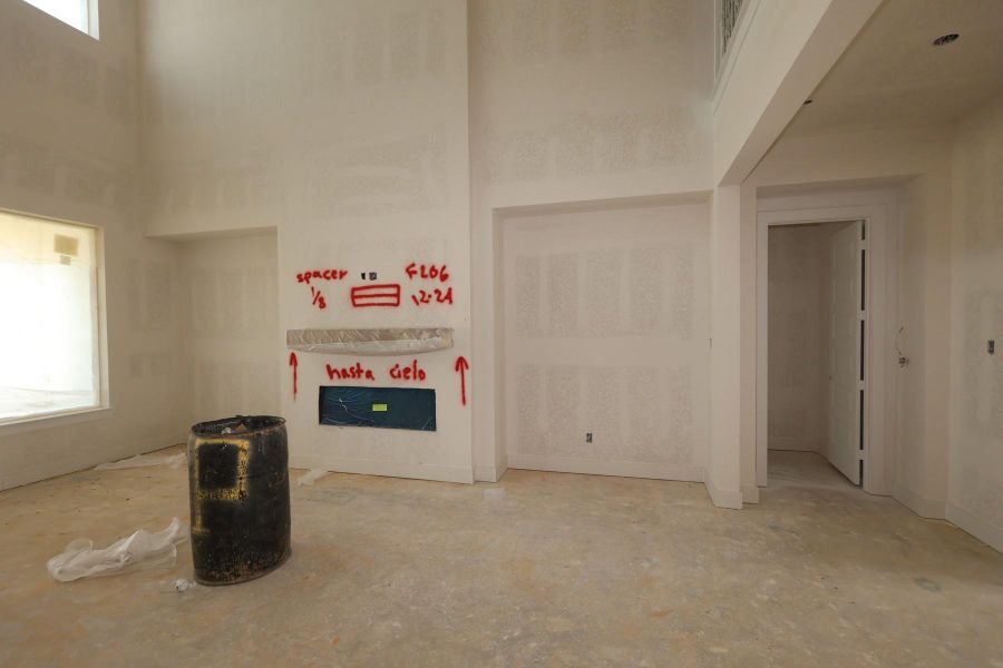 In-progress construction of a new home in Dunham Pointe, Cypress, TX (Image 20). In-progress construction of a new home in Dunham Pointe, Cypress, TX (Image 20).
