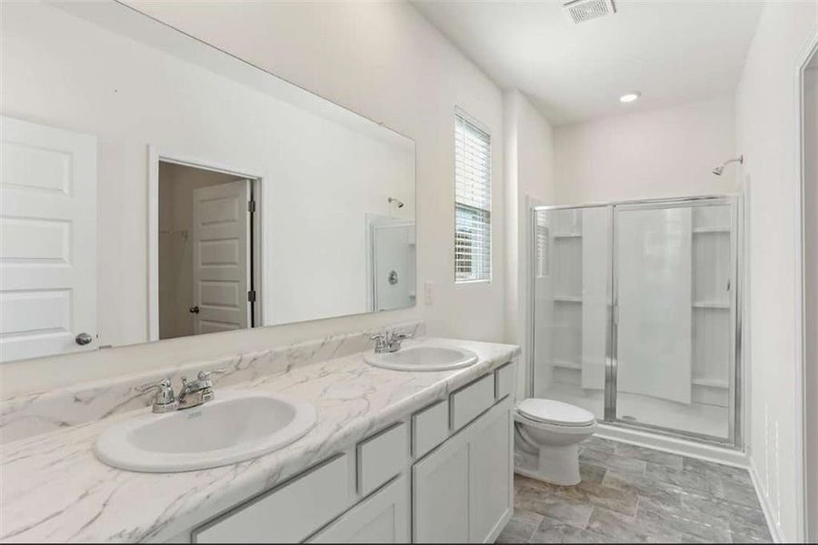 Furnished interior view inside a new home in The Villages at Oakshire, Atlanta (Image 13).