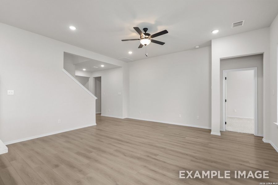 Spacious, unfurnished interior of a new home in Horizon Pointe, Converse (Image 15). Spacious, unfurnished interior of a new home in Horizon Pointe, Converse (Image 15).