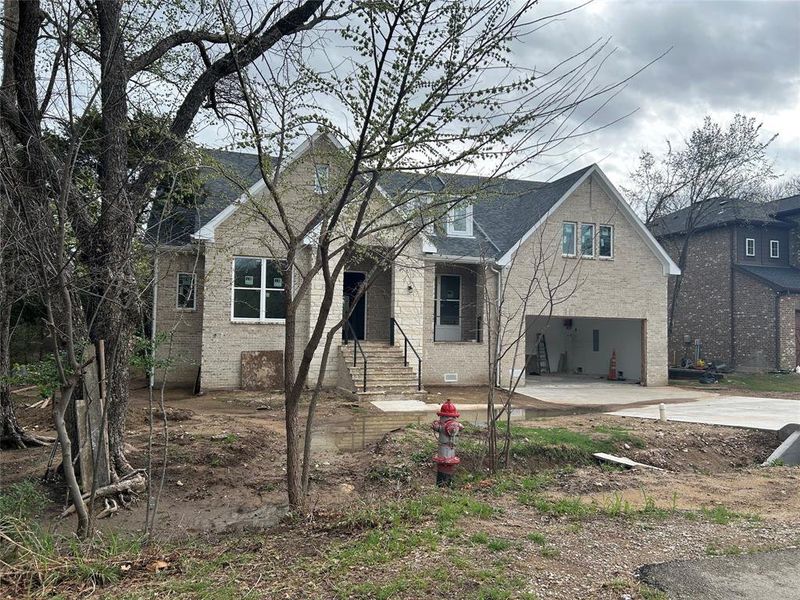 In-progress construction of a new home in , Flower Mound, TX (Image 4).