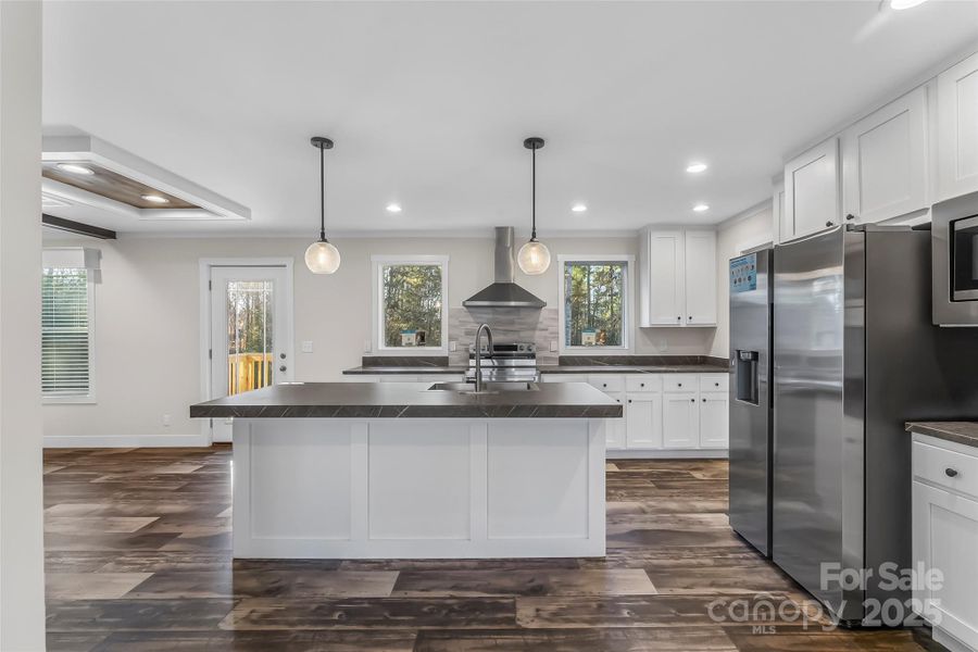 Furnished interior view inside a new home in , Weaverville (Image 3).