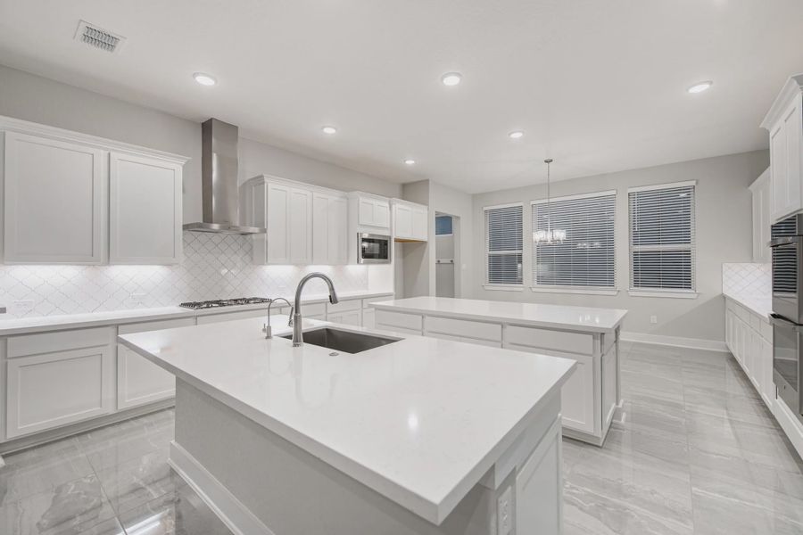 Representative furnished interior of a home built from the Rockwell by Chesmar Homes in Heimer Estates at Garden Ridge, Fulshear (Image 4).