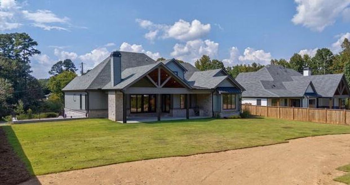 Front exterior of a new home in , Cumming, GA, highlighting curb appeal (Image 43).