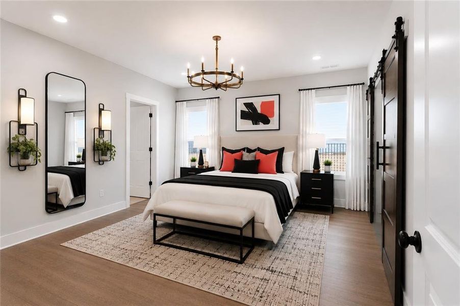Furnished interior view inside a new home in Ferguson Corners, Emerson (Image 32).