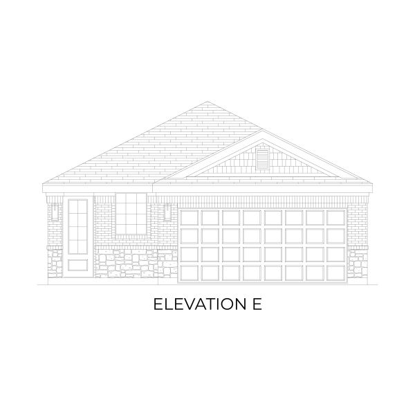 Representative rendering of the exterior for the Lincoln F by First Texas Homes (Image 8).