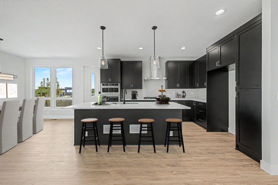 Furnished interior view inside a new home in West Grange, Longmont (Image 6).