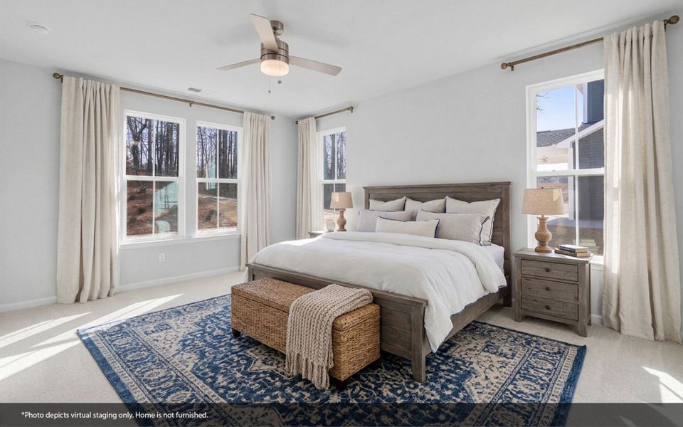 Furnished interior view inside a new home in Fieldstone, Lexington (Image 10).