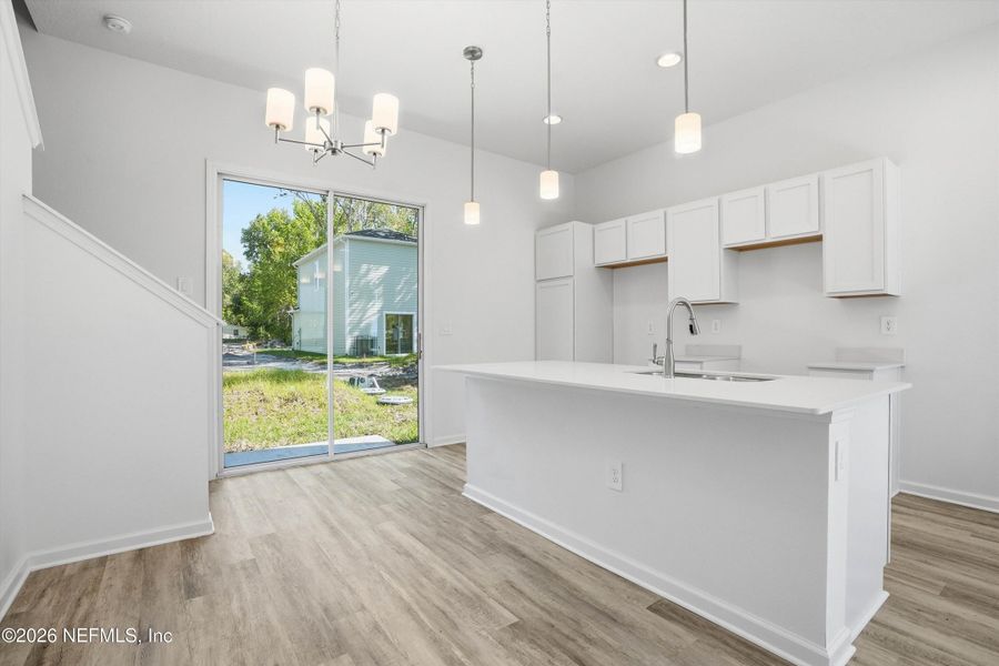 Furnished interior view inside a new home in , Jacksonville (Image 8).