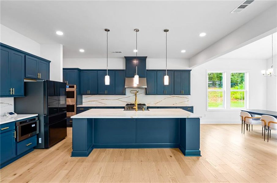 Furnished interior view inside a new home in , Marietta (Image 16).