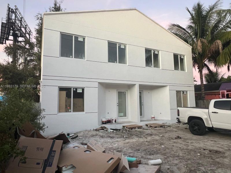 In-progress construction of a new home in , Miami, FL (Image 4).