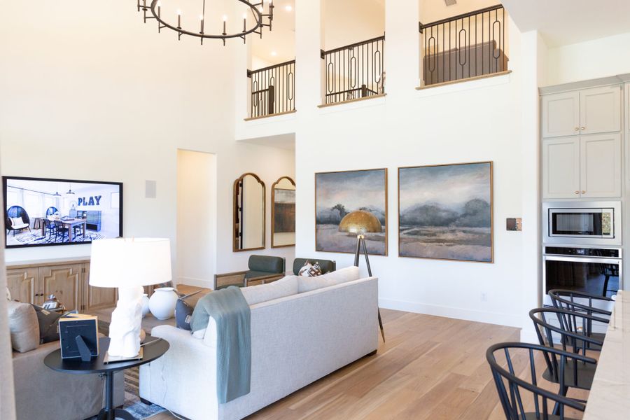 Representative furnished interior of a home built from the 5071 by Tradition Homes in Lakewood at Brookhollow – 60′ Lots, Prosper (Image 30).