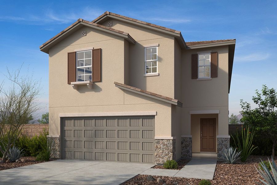 Exterior C with optional stone