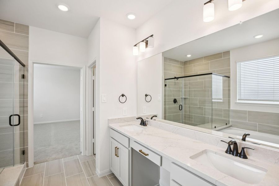 Furnished interior view inside a new home in Pinewood Trails - Luxe Series, Atascocita (Image 10). Furnished interior view inside a new home in Pinewood Trails - Luxe Series, Atascocita (Image 10).