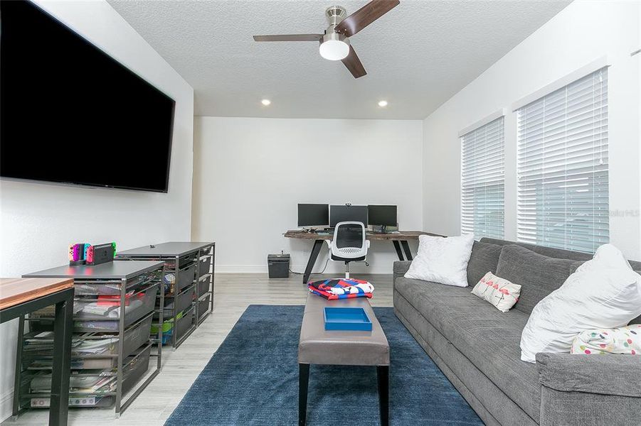 upstairs family room