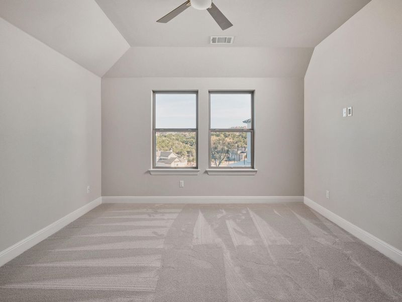 Bedroom 4 offers dual windows with wonderful natural light and serene views.