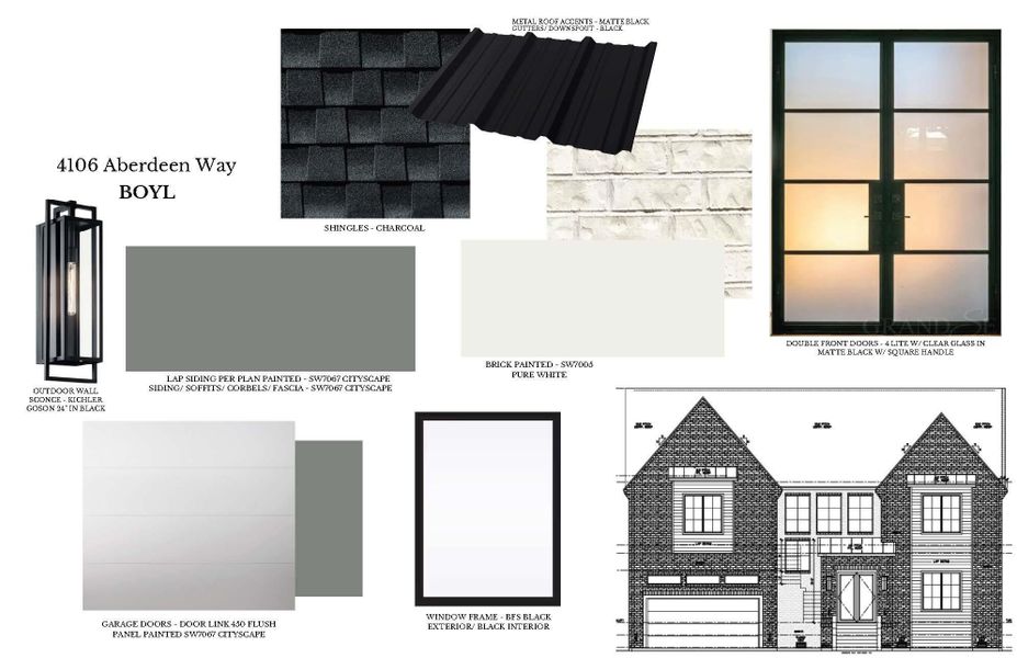 Sample of building materials used in homes in , Houston (Image 5).