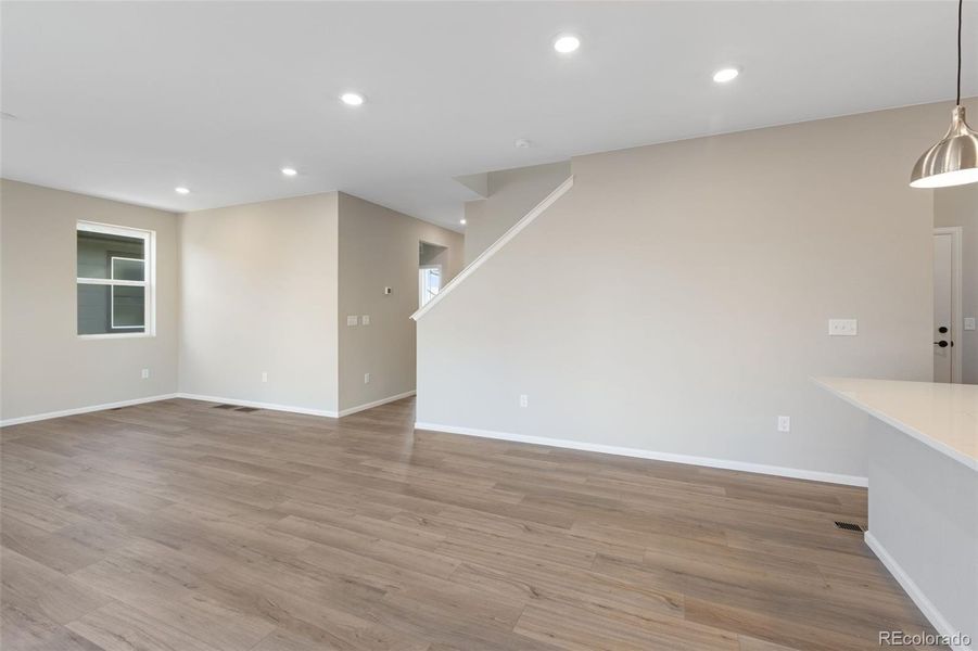 Spacious, unfurnished interior of a new home in The Cottages Collection at Ridgeline Vista, Brighton (Image 30).