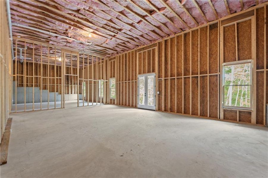 In-progress construction of a new home in , Ball Ground, GA (Image 34).