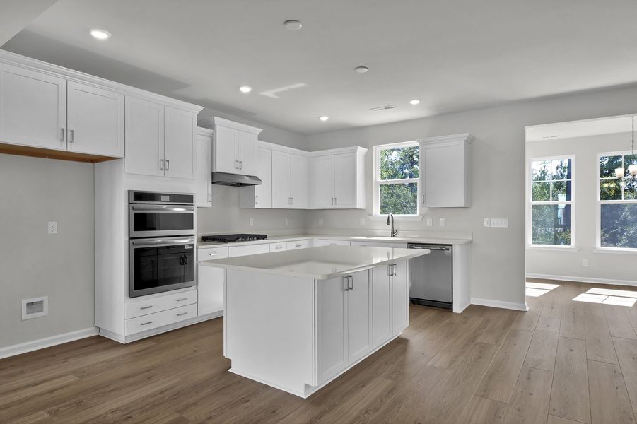 Furnished interior view inside a new home in Grand Park, Leland (Image 6). Furnished interior view inside a new home in Grand Park, Leland (Image 6).