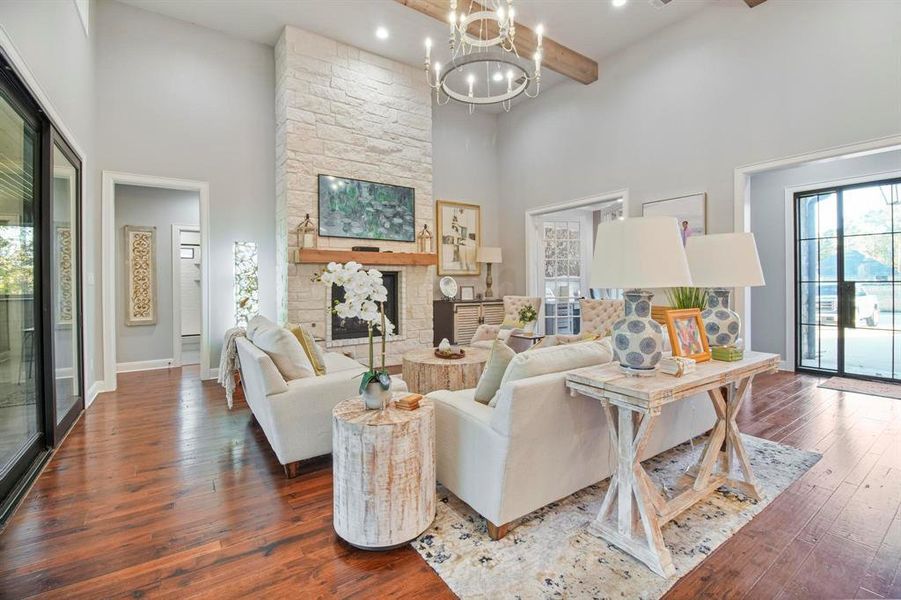 Furnished interior view inside a new home in , Bullard (Image 15).