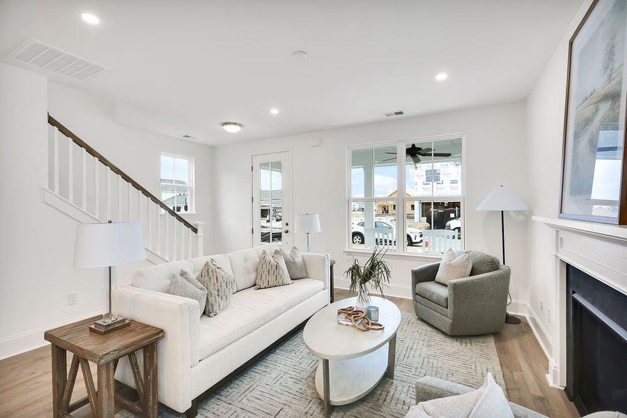 Furnished interior view inside a new home in , Summerville (Image 6).