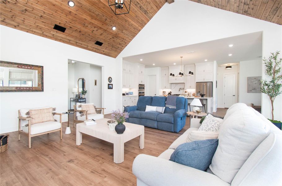 Furnished interior view inside a new home in , Belton (Image 16). Furnished interior view inside a new home in , Belton (Image 16).