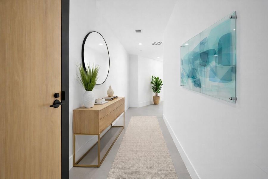 Virtually Staged spacious Foyer Virtually Staged spacious Foyer