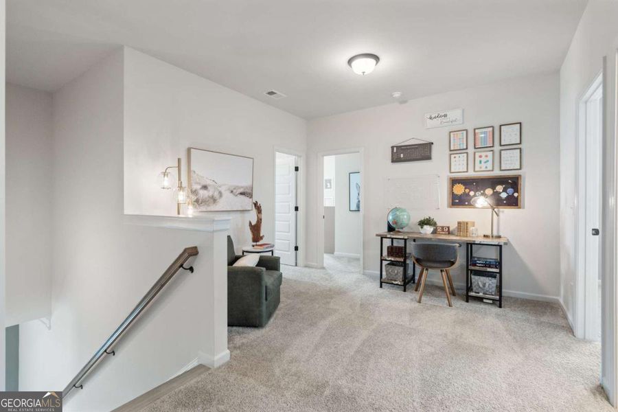 Furnished interior view inside a new home in Maddox Station, Eatonton (Image 12).