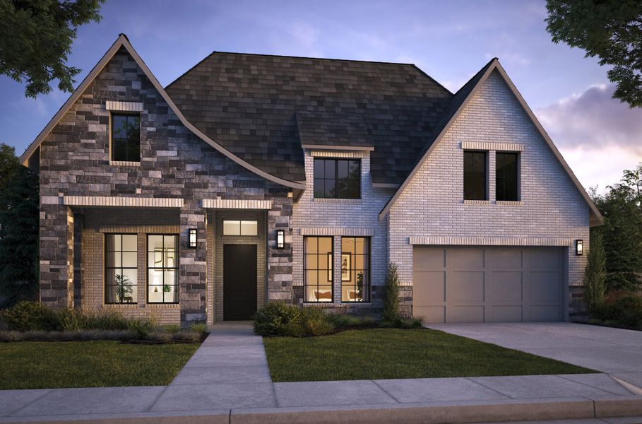 Representative exterior photo of a completed home built from the Griffin V by Southgate Homes in Eliana, McKinney, TX (Image 19).