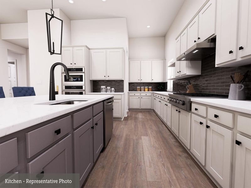 EXAMPLE PHOTO: Oversized Kitchen with LOTS of cabinets and big island! EXAMPLE PHOTO: Oversized Kitchen with LOTS of cabinets and big island!