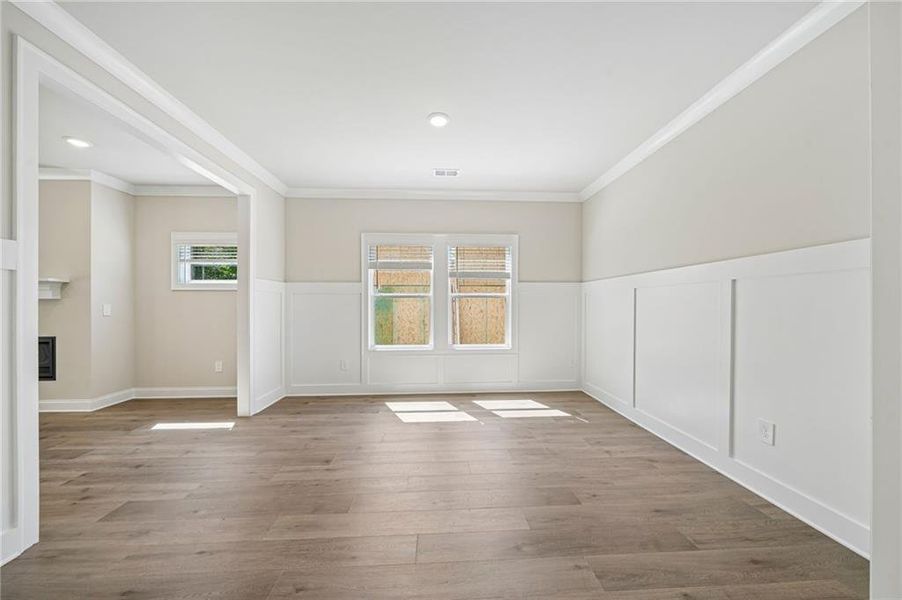 Spacious, unfurnished interior of a new home in Vines at Mill Creek - Legacy Series, Braselton (Image 38). Spacious, unfurnished interior of a new home in Vines at Mill Creek - Legacy Series, Braselton (Image 38).